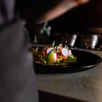 all about aesthetics 〰️ FATTOUSH is a blend of Ontario seasonal vegetables + buttermilk lime dressing + pita croutons 😍