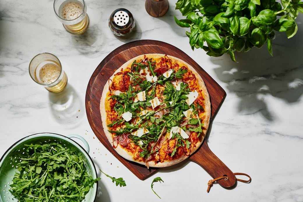 La Pizza Al Prosciutto E Rucola