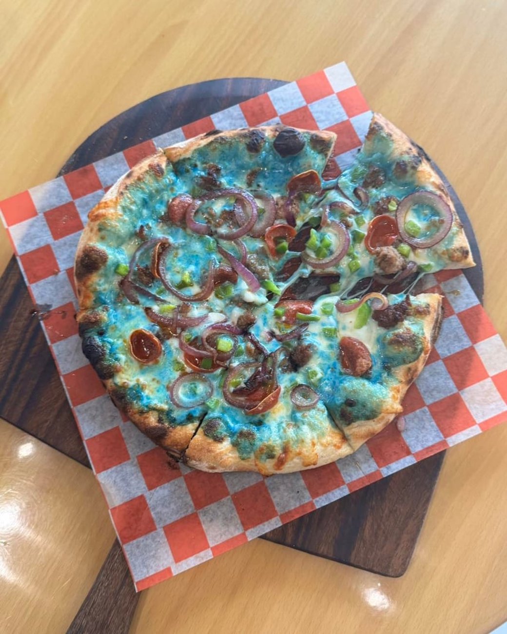 Pizza of the Month - Honolulu Blue