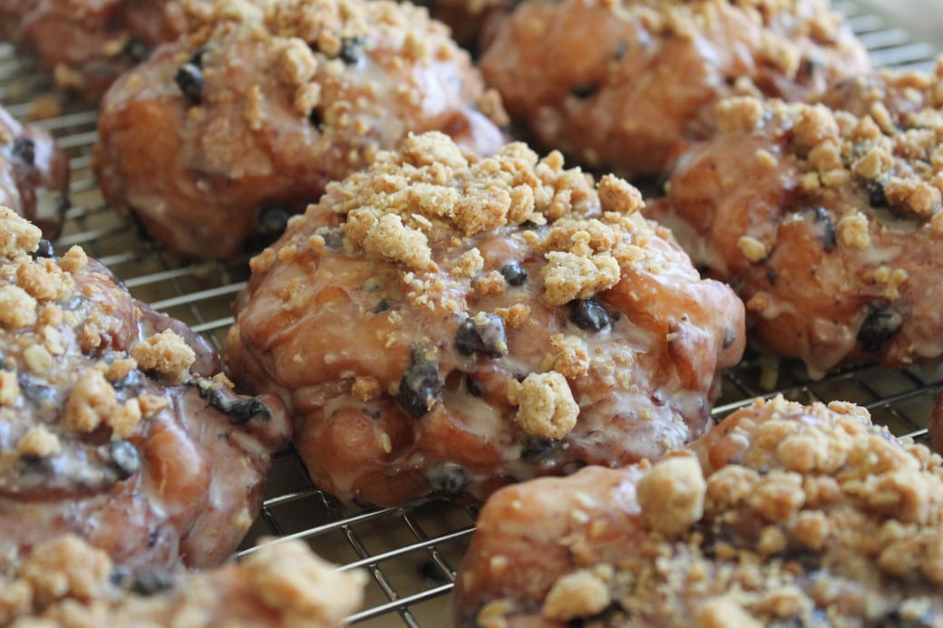 Blueberry Maple Fritter