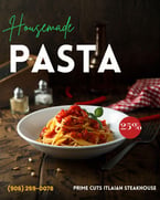 Tuesdays are for 25% off house made pastas

#ItalianFlavors #HomemadeGoodness #DineInStyle #TreatYourself #FoodieFavorites #FoodLovers #ChefSpecial