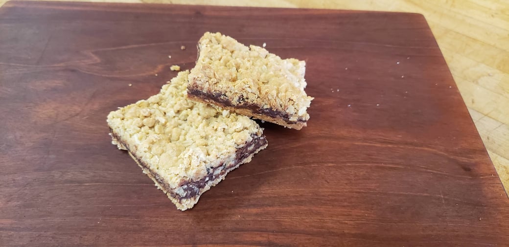 Dark Chocolate Pecan Oat Square