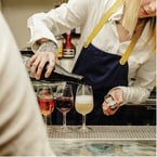 At Azhar, we take pride in offering our guests an extensive selection of fine wines and expertly crafted cocktails 🍹🍸 Our wine menu features a diverse range of options from around the world, carefully chosen to complement the flavors of our kitchen. 

From bold reds to crisp whites, we have something to please every palate 〰️

#middleeasternfood #lebanesefood #mediterraneanfood #mediterraneandiet #mediterraneancuisine #arabicfood #azhartoronto #azharkitchenandbar #ossingtonstrip #ossington #toronto #food #torontolife #torontoeats #Azhar #AzharRestaurantAndBar #AzharOssington #Gusto54RestaurantGroup #Gusto54 #NavigateDesign