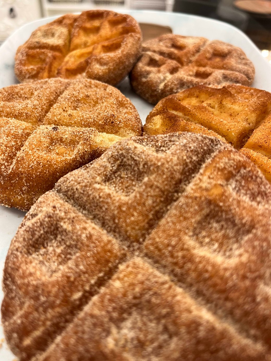 Cinnamon wonut donut