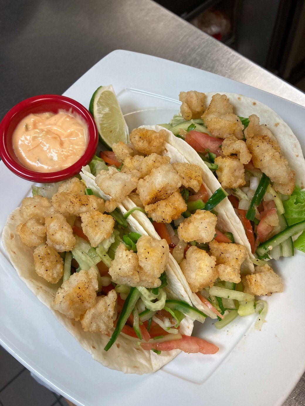 Fish or Shrimp Tacos