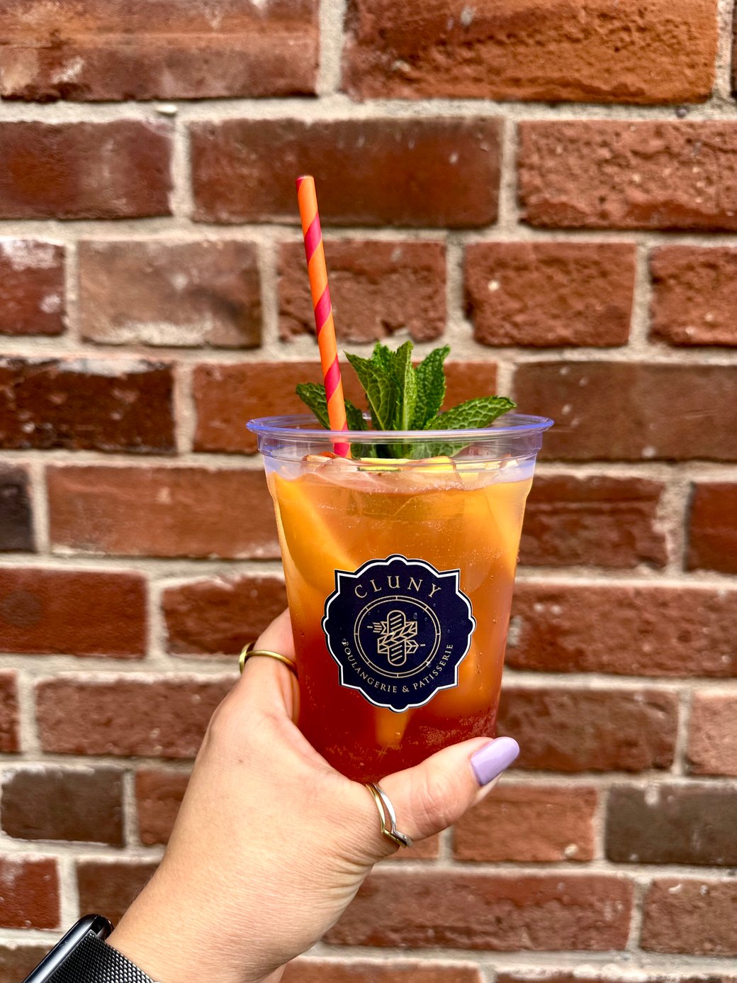 Stone Fruit Italian Soda