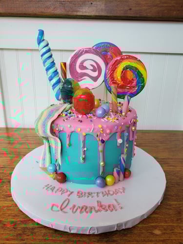 Designer cakes available with 5 days' notice