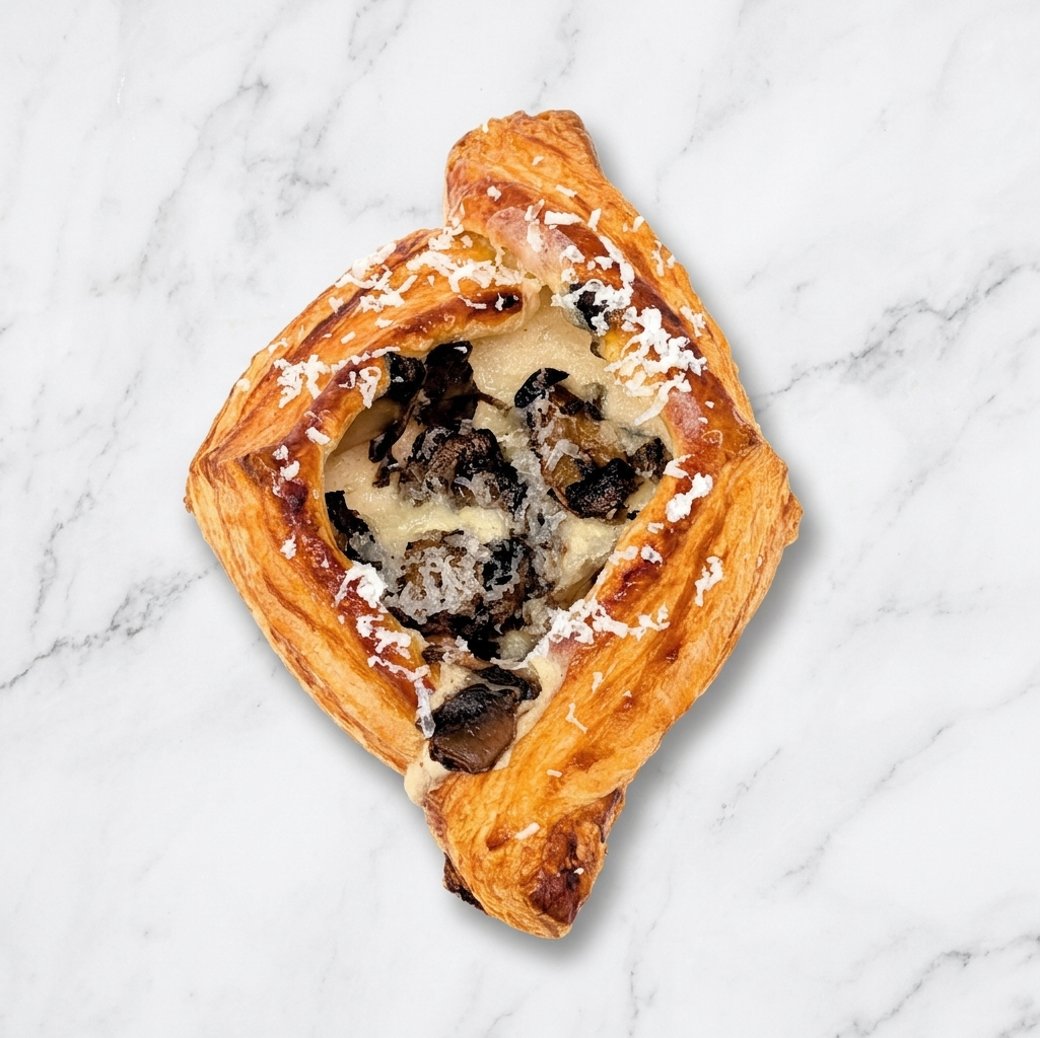 Mushroom, Truffle Oil, Gruyere