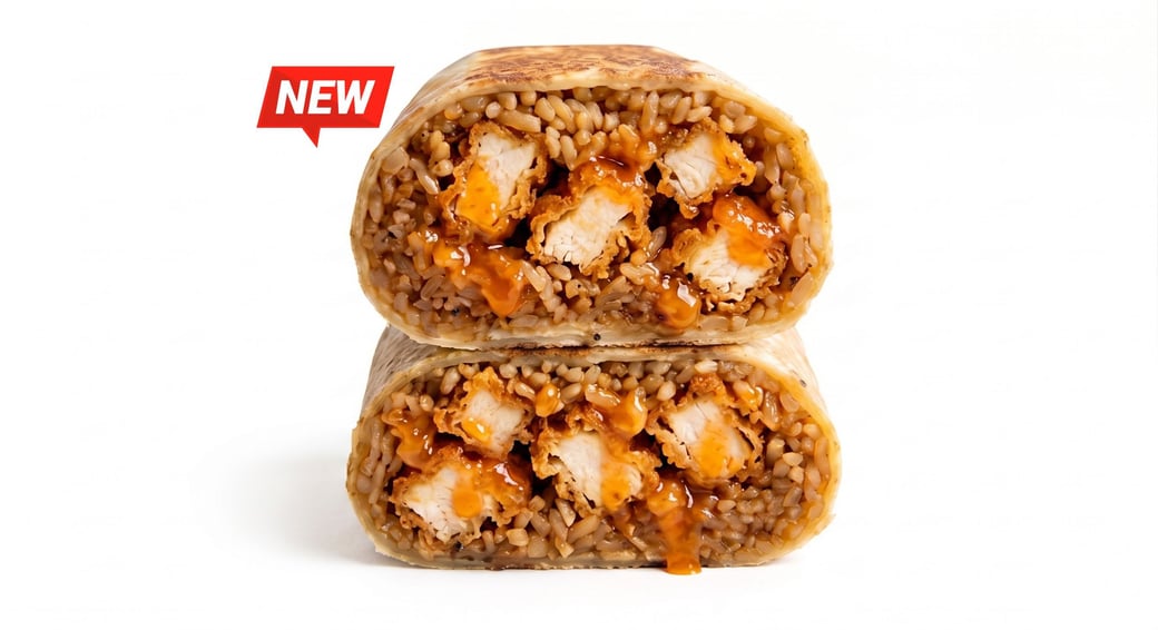 Orange Chicken Burrito