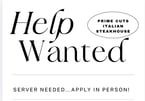 We are looking to grow our team! Apply in person
