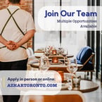 We are hiring 💙 Azhar Kitchen + Bar is looking for talented, awesome people to join our team 〰️ the following opportunities are available:

〰️ Bartender
〰️ Server
〰️ Host

Both part- and full-time opportunities with extended benefits are available. Link in bio to view the full list of opportunities, descriptions, + requirements ✨