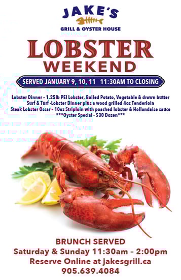 Lobster Weekend at Jake's!