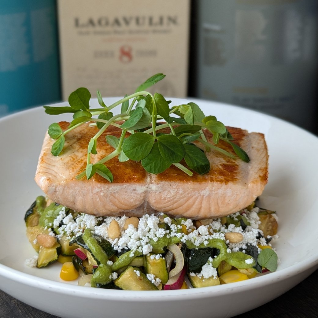 salmon dinner