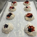With the season changing, this will be our last batch of the berry crostata until next spring and summer, stop in tonight (Wednesday) for our 25% off house made desserts.