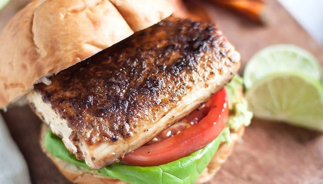 Grilled Mahi Sandwich