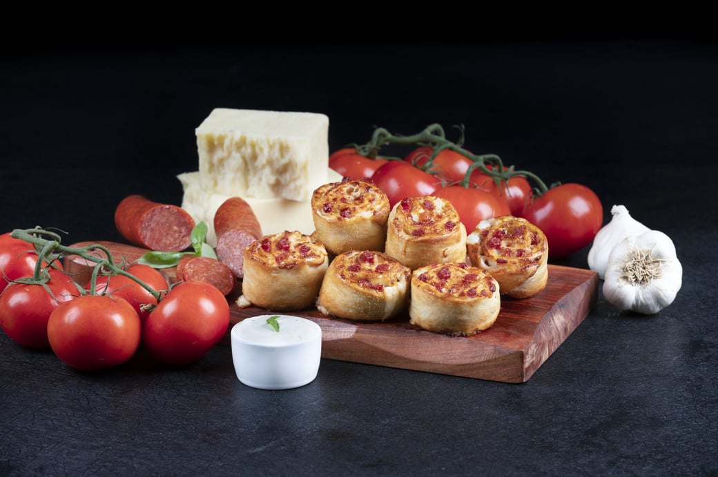 Cheezee Pepperoni Rolls