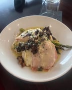 Weekend Special: Chicken Valdostana
Two seared chicken breasts topped with prosciutto and melted mozzarella, finished with a white wine butter sauce. Served with garlic whipped potatoes, asparagus, and our house mushroom blend.

#primecutsitaliansteakhouse #ItalianFlavors #HomemadeGoodness #DineInStyle #TreatYourself #FoodieFavorites