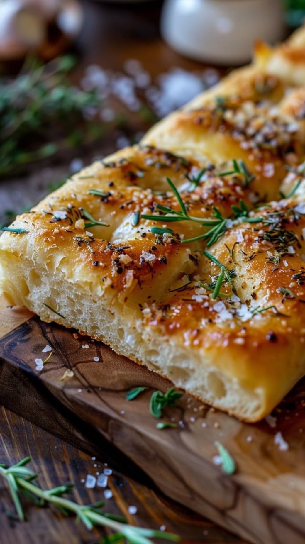 Rosemary Sea Salt Focaccia 