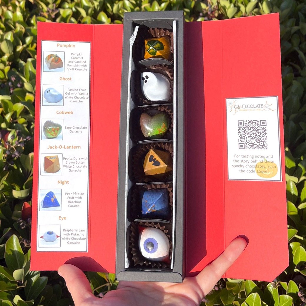 6 Piece Chocolate Box