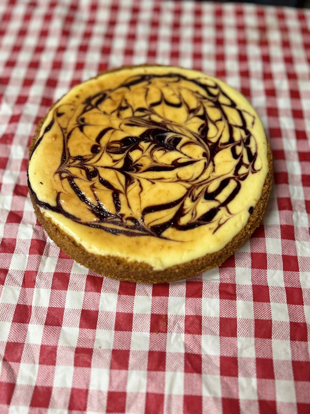 This Month's Spotlight Pie: Lemon Blueberry Cheesecake