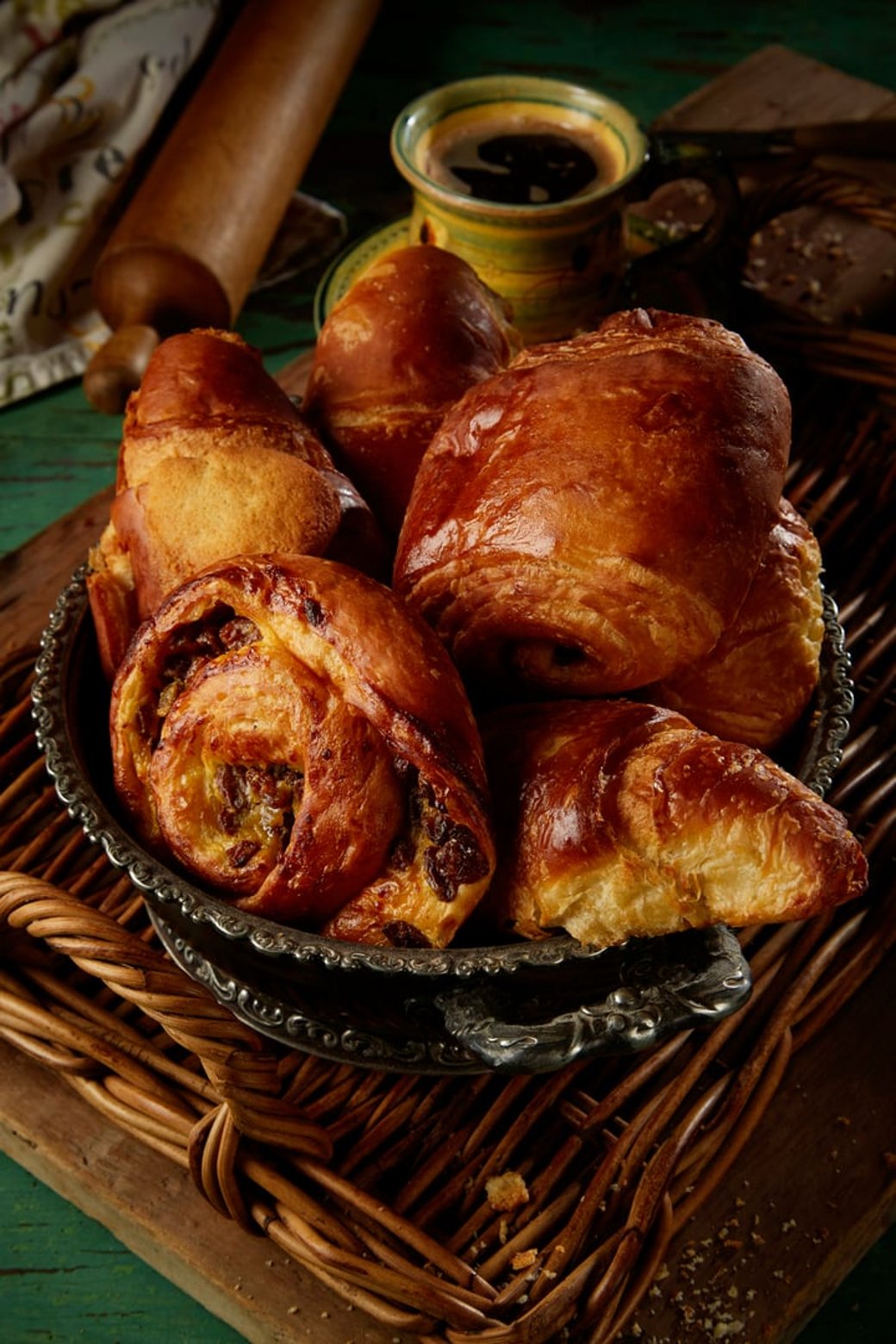 Bag of 2 Pure Butter and 2 Cheddar Cheese Croissants