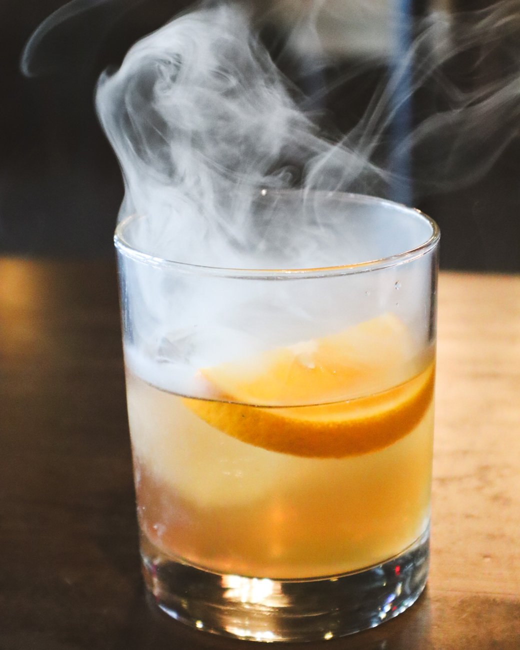 SMOKED HONEY OLD FASHIONED