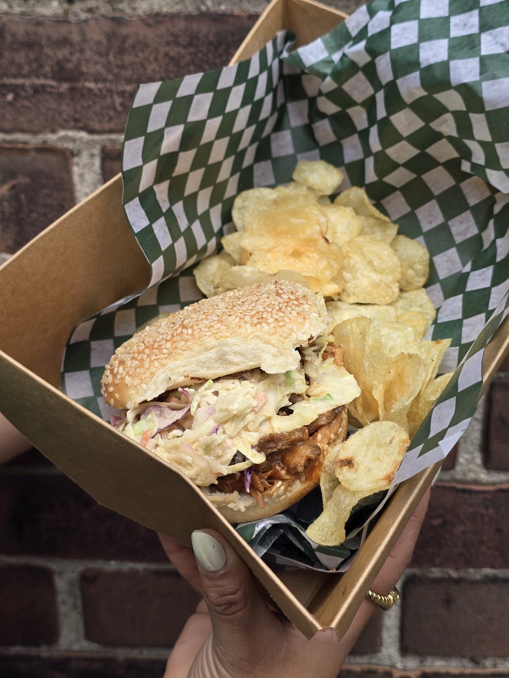 BBQ Smoked Pulled Pork Sandwich