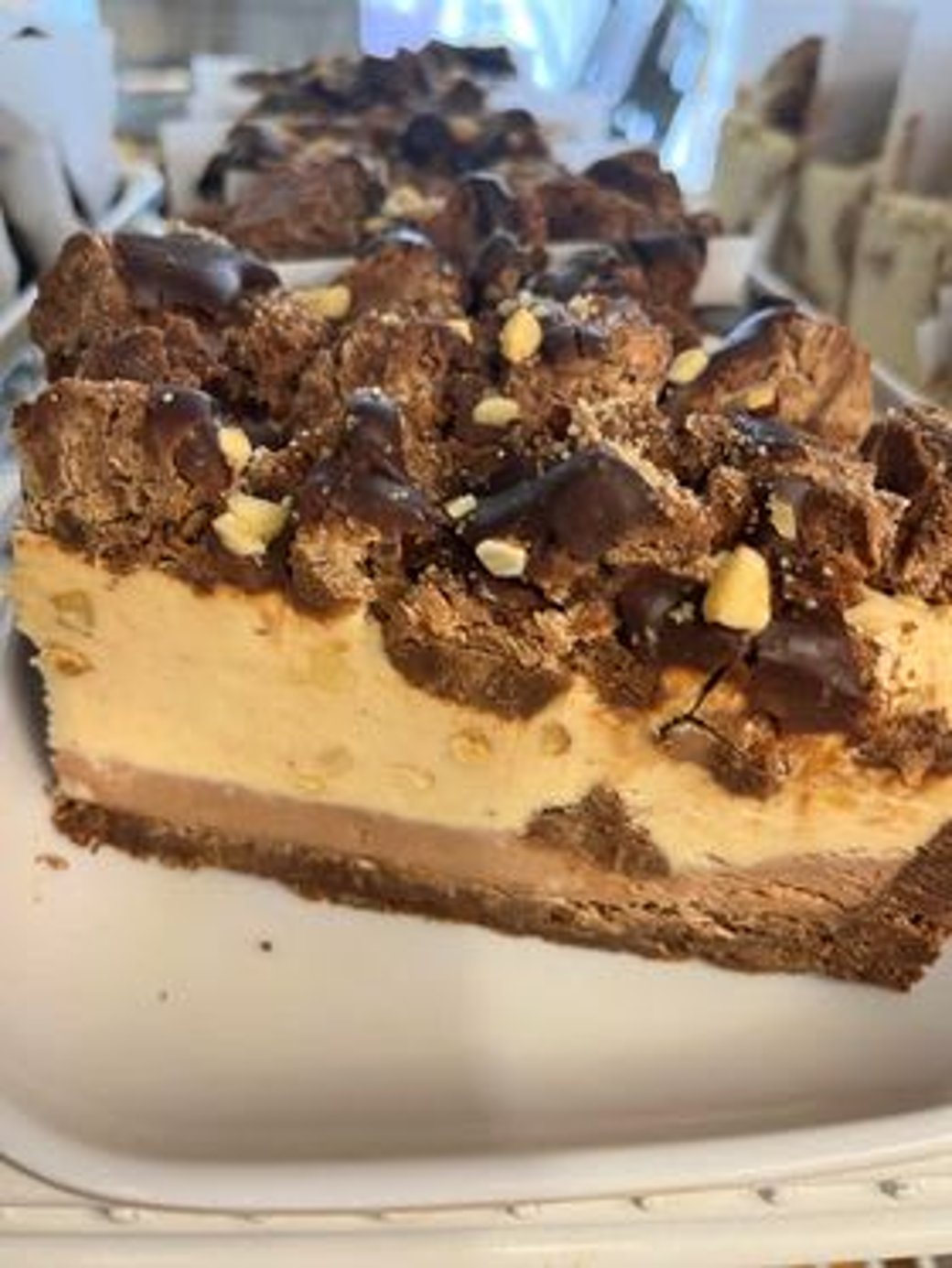 Peanut butter fudge brownie cheesecake