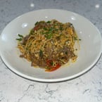 Stop in Friday and Saturday from 3pm-9pm for our pasta special for the weekend, Shaved Sirloin Puttanesca Pasta. Comes with our homemade spaghetti pasta, confit sirloin, balsamic tomatoes, minced anchovies, capers, olives, and garlic; with some of our homemade marinara, butter and parmesan cheese to tie it all together. A staple dish from Naples Italy. $19