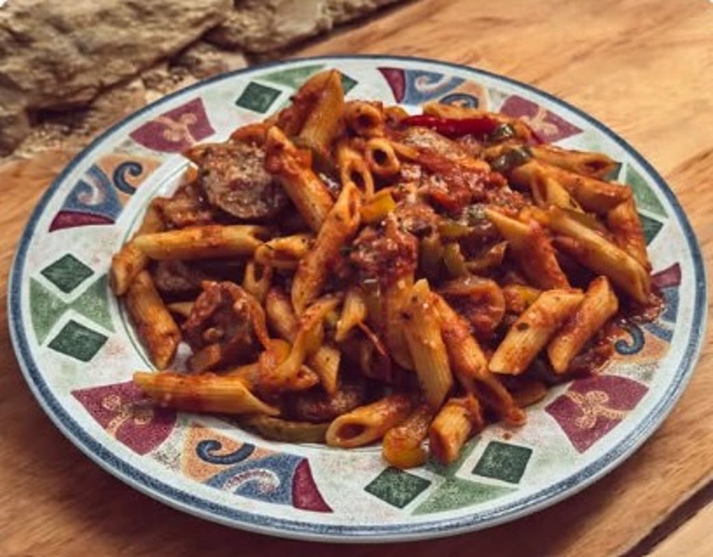 Sausage & Peppers Rustica