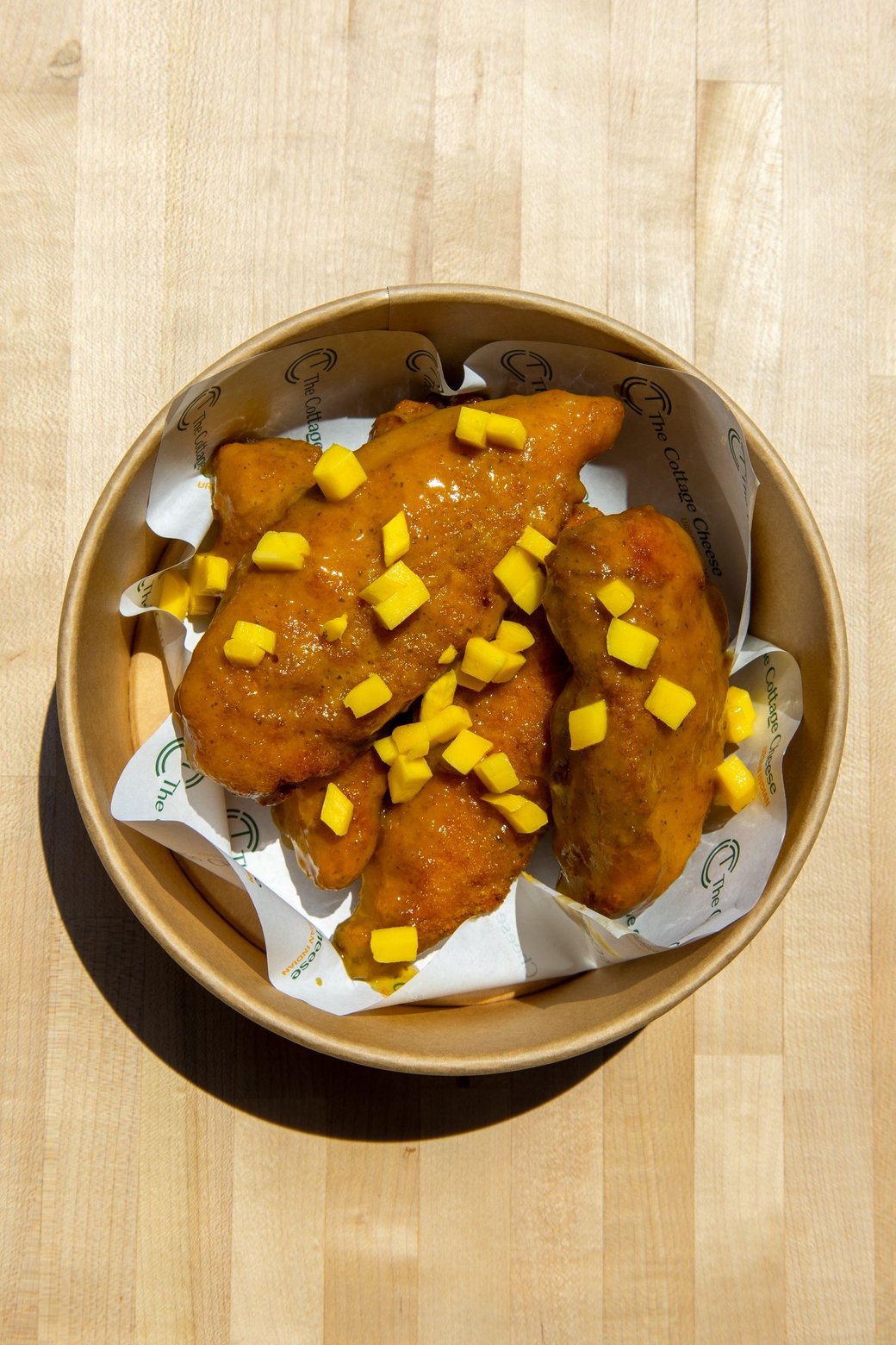 Chicken Tenders with Mango Mint dip