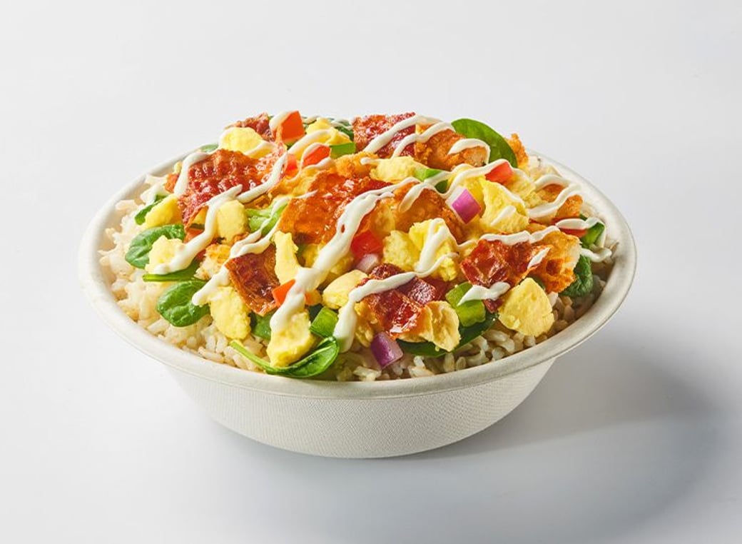 Awaken with Bacon Small Bowl