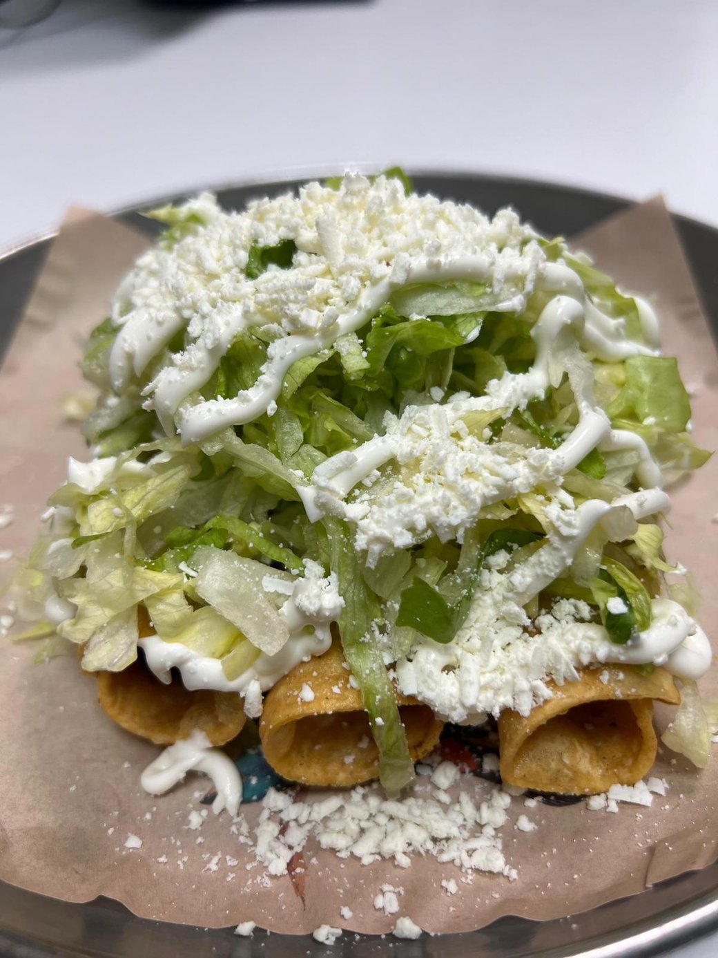 CHICKEN TINGA FLAUTAS