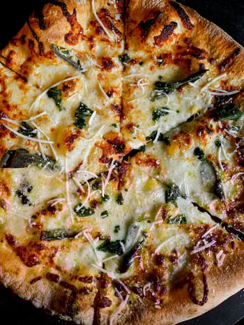 The pizza dough at BellaBrava is made 24 hours before it ever sees the inside of a Woodstone stone-fired oven. The pasta is shaped by hand, every day, in every kitchen, St. Pete, Tampa Midtown, and Bexley. None of this is the fastest way to do things. It is, without question, the right way. This is what New World Trattoria has always meant to us: old-world craft, no shortcuts, Tampa Bay at the table.

📸: Four Cheese

#bellabrava #housemade #italianfood #craftpizza #TampaBay