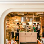 The calm before the dinner storm ✨  Watch our chefs cook your meal right in front of your eyes at azhartoronto. Who's joining us tonight?