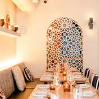 One of our fav spots in the restaurant 〰️ Happy *early* Mother's Day to all the moms out there! We 💙 you + hope you have a special day!

Need a last-minute mom gift? We've got three options:

1. Order our DIY Mother's Day Brunch Box for pickup
2. Azhar's marketplace is open Wed - Sun 11am - 4pm
3. Sunday dinner reservations starting at 5:30pm