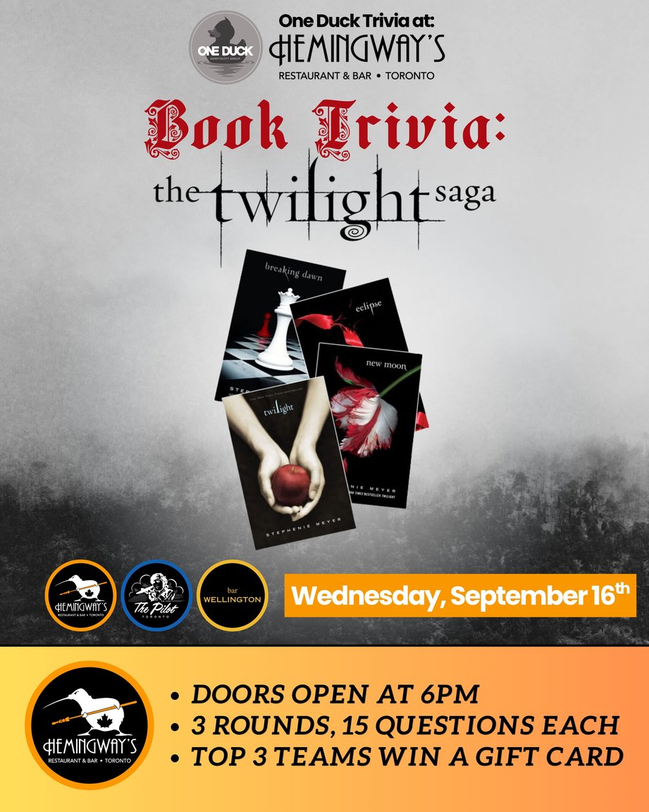 Book Trivia: The Twilight Saga