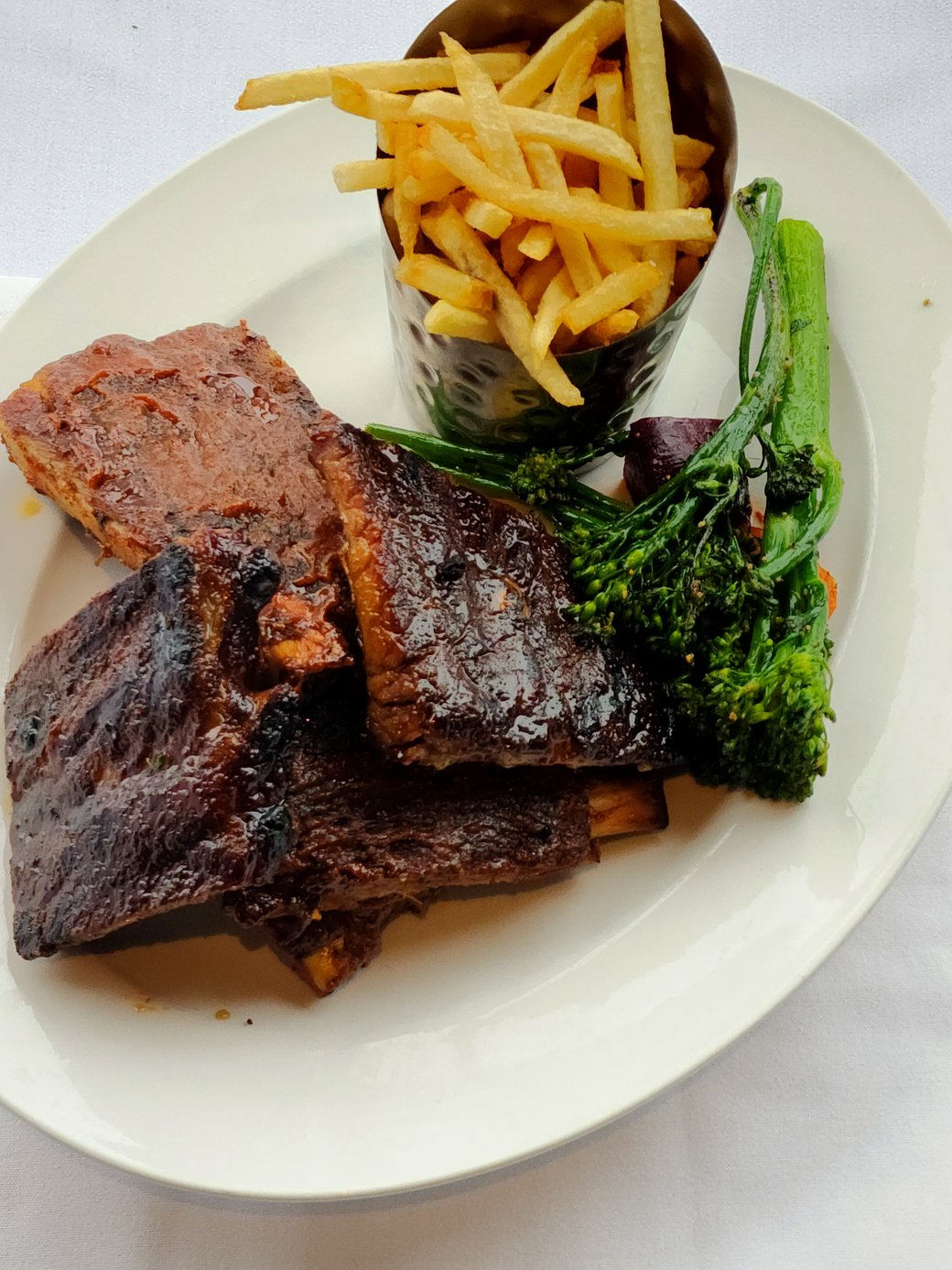 CHARCOAL SMOKED RIBS