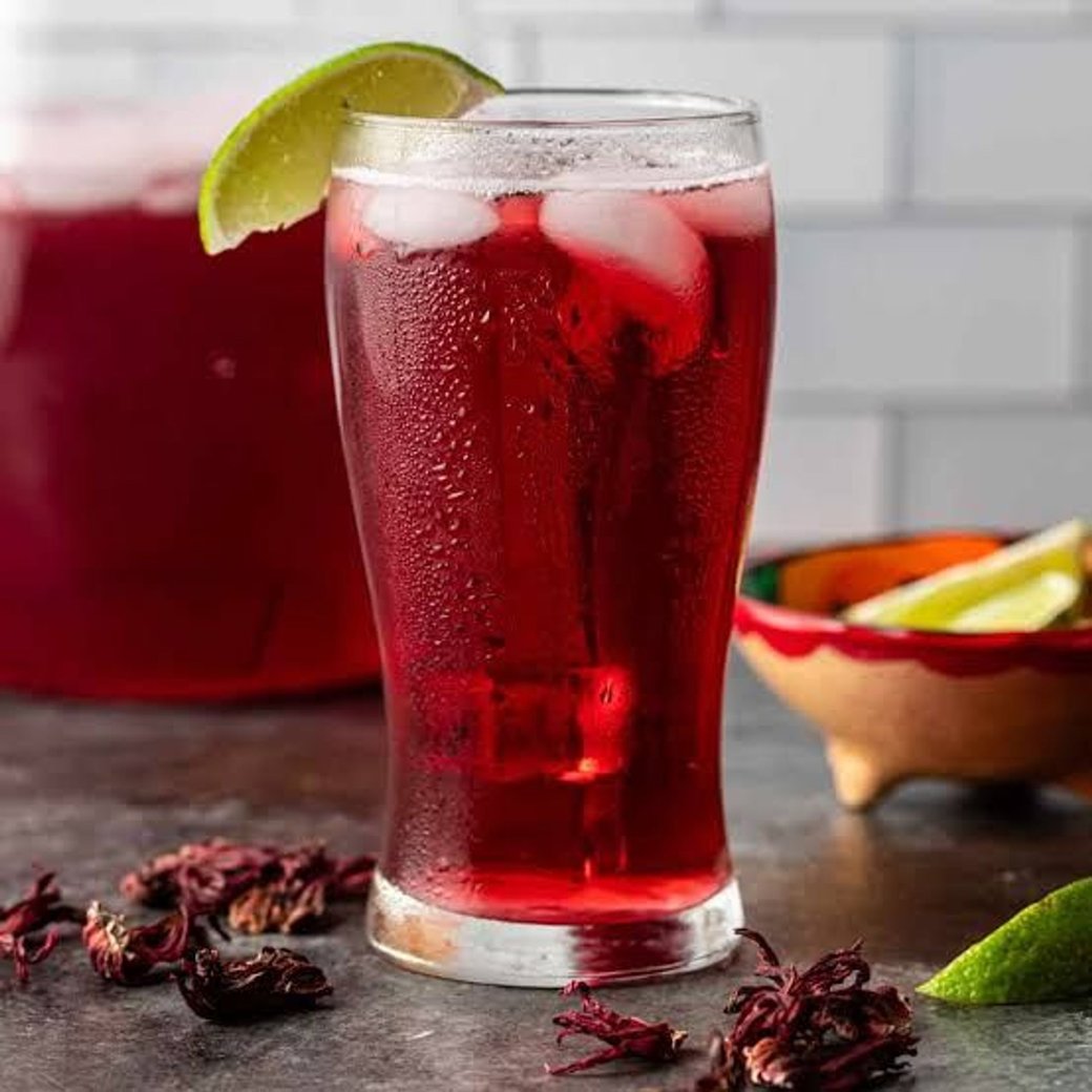 Hibiscus flower tea