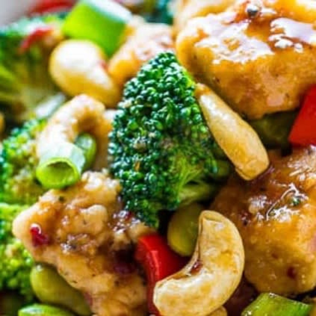 Sweet Basil Cashew Stir-fry