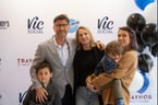 Vic Social grand opening with Gary and family