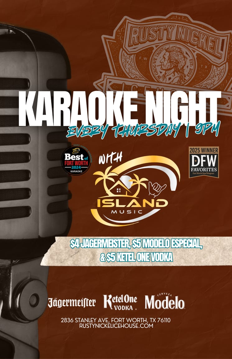 Karaoke Night at Rusty Nickel IceHouse | Every Thursday