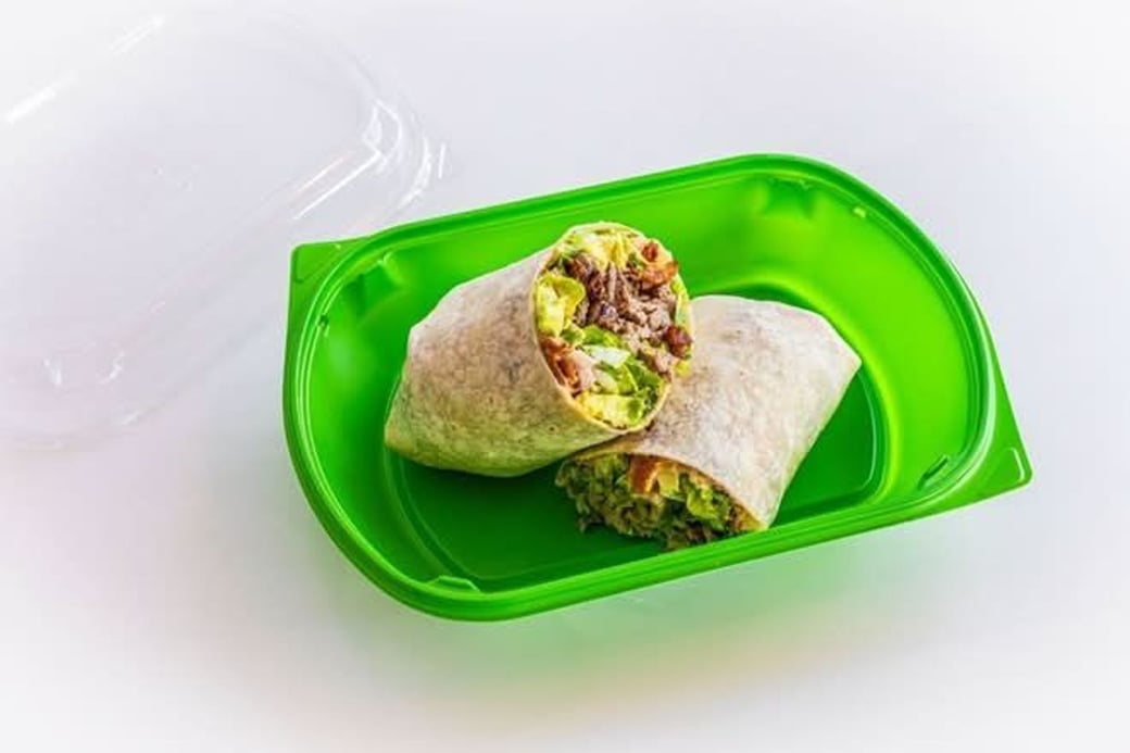 tri tip, bacon & avocado wrap
