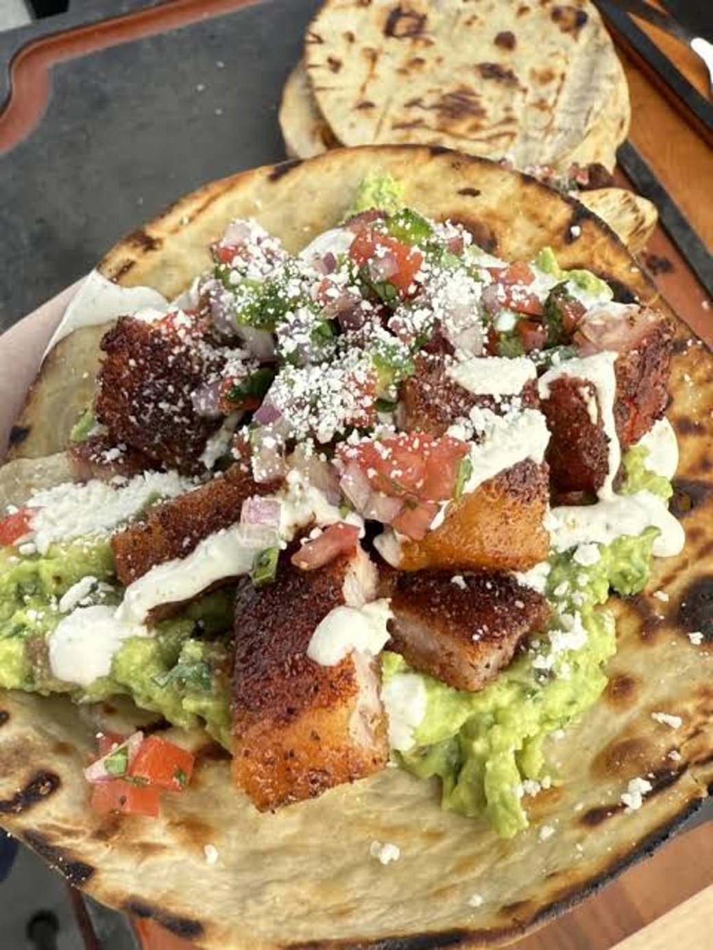 Pork Chicharron Taco (2 PCS)