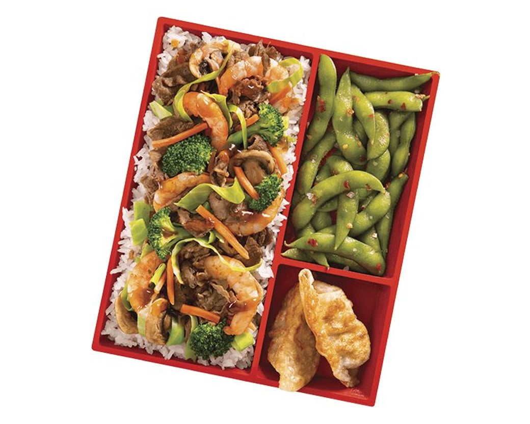 Beef & Shrimp Bento