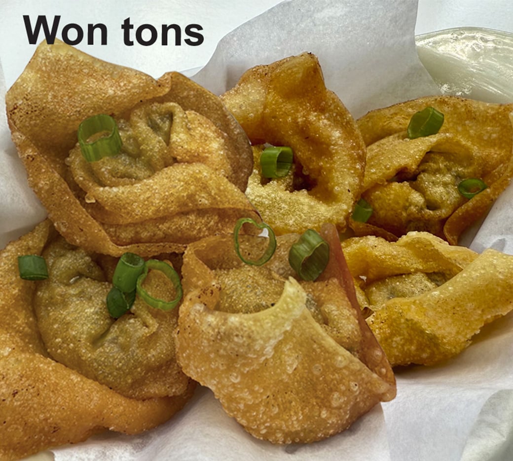 Classic pork fried wontons