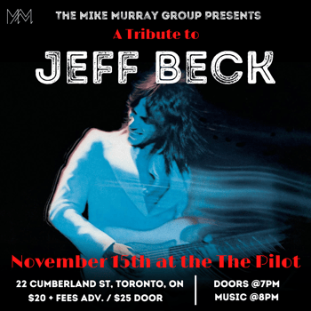 Live Music - Jeff Beck Tribute - Presented by the Mike Murray Group