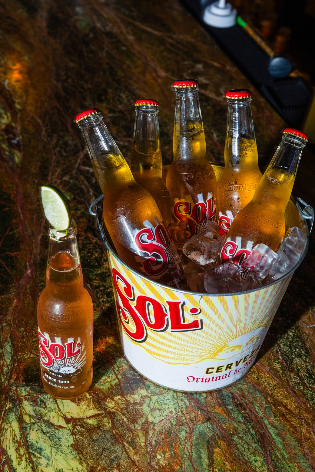 SOL Bucket 6 bottles