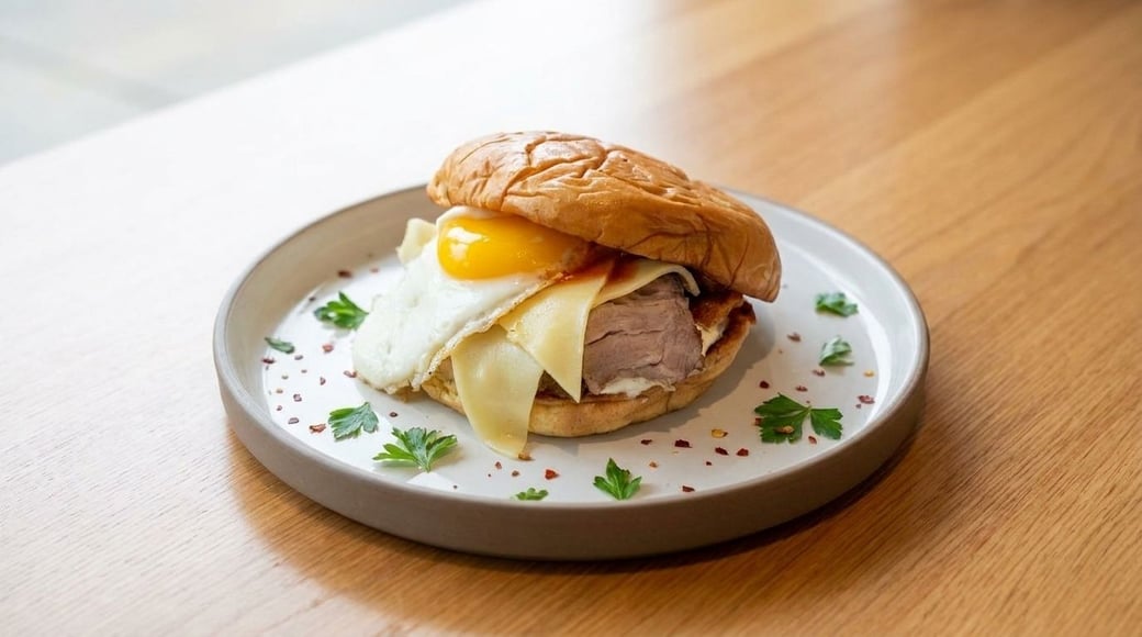 Porchetta Breakfast Sandwich