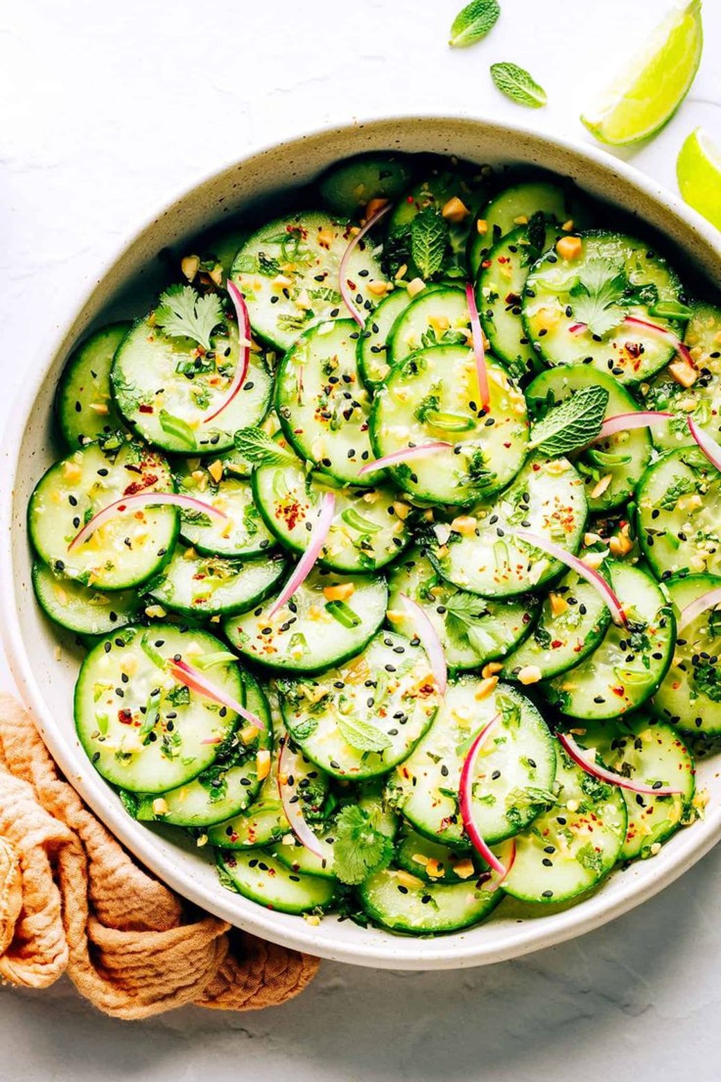 Thai Cucumber Salad ( Serves 2 as side dish)